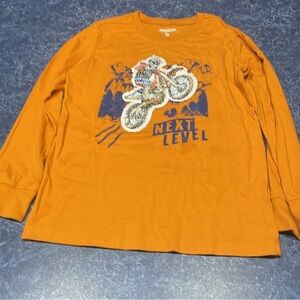 Oshkosh Boys size 10 long sleeve biking shirt
